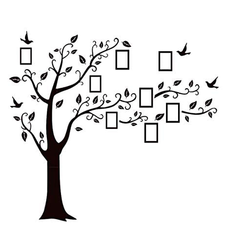 Family Tree Wall Decal Sticker Removable Picture Frame Photo Home Kitchen Room
